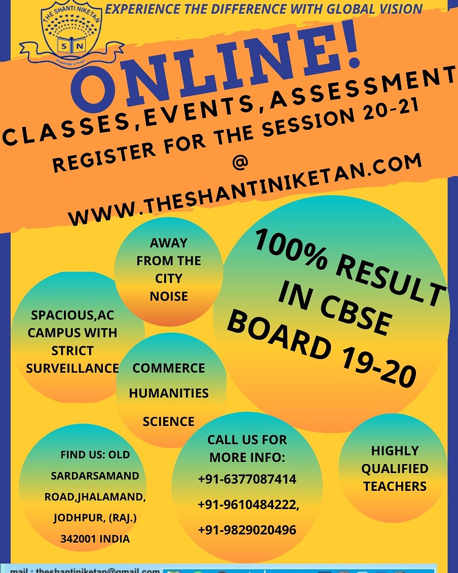 Online study & Admissions Open